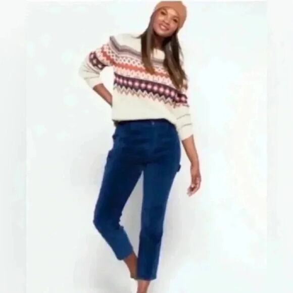 Judy Blue High-Waist, Slim-Fit Corduroy Jeans in Navy Blue, size 27 Preppy - Picture 1 of 13